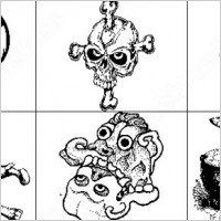 skull brush