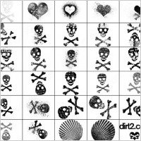 skull brush