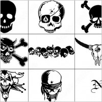 skull brush