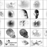 skull brush