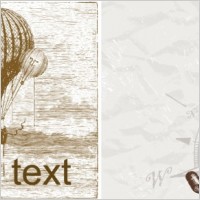skull candle hot air balloon element vector