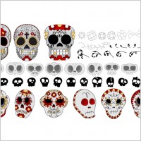 

								Skulls and Flowers							