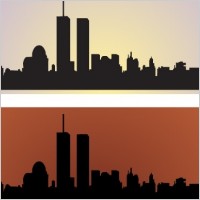 Skyline US NewYork City Vectors