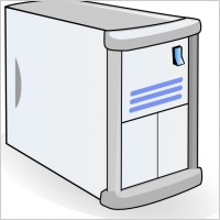 Small Case Web Mail Server clip art