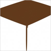 Small Square Table clip art