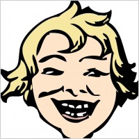 Smiling Child clip art