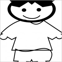 Smiling Chinese Girl clip art