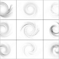 smoke swirls brush