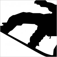 Snow Boarder clip art