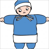 Snow Child clip art