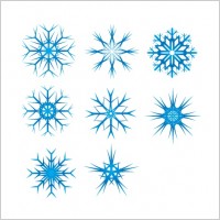 

								Snow Flake Vectors							