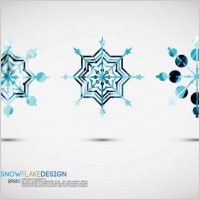 snow style icon 02 vector