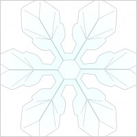 Snowflake 1 clip art