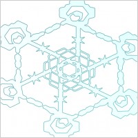 Snowflake 2 clip art