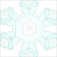 Snowflake 4 clip art