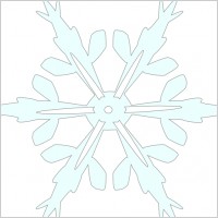Snowflake 5 clip art
