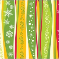 Snowflake Christmas Background Vector Material