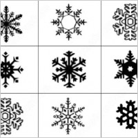 snowflakes brush