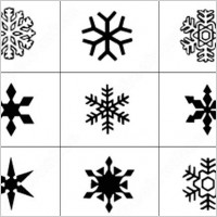 snowflakes brush