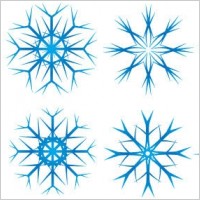 Snowflakes vector