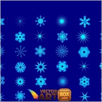 Snowflakes Vector 