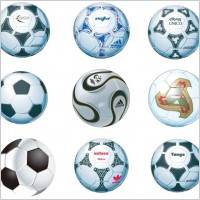 Soccer – Football Balls  Vector