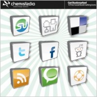 Social Bookmark Vector Icons, rss vector icon, facebook vector icons, twitter vector icon, stumbleopen vector icon, adobe illustrator ai icon