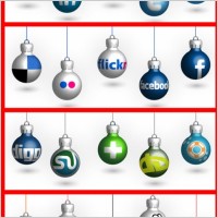 Social Media Christmas Balls