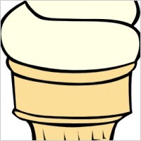 Soft Ice Cream Cones Ff Menu clip art