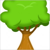Soft Trees clip art