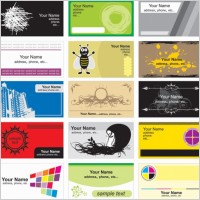 some card template vector