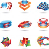 special threedimensional icon vector