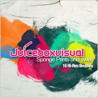 Sponge Prints and Swirls Set