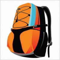 Sport Backpack Vector