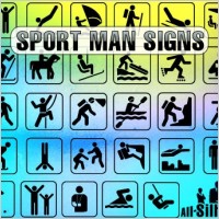 Sport Man Signs