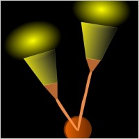 Spot Lights clip art