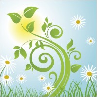 Spring Tree Vector Illustration
