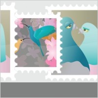 Stamps Collection Vector 
