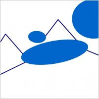 Stick Man Sleeping clip art