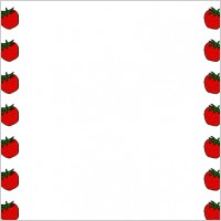 Strawberry Border clip art