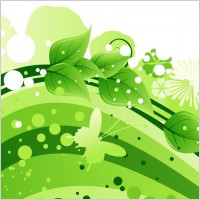 Summer Floral Vector Graphic