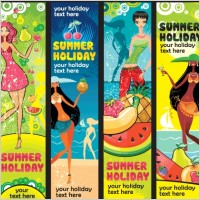 Summer Holiday Vector Banners