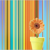 Summer Korean style background material layered psd-10
