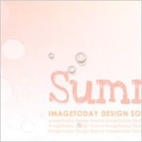 Summer Korean style background material layered psd-2