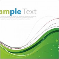 Summer Wave Vector Illustration