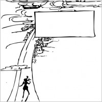Sun And Wind Title Page clip art