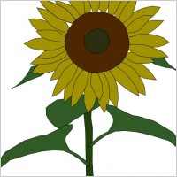 Sun Flower clip art