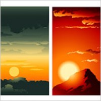 Sunrise and sunset collection