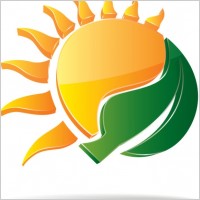 sunrise dimensional cartoon background 01 vector