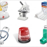 Super vista medical icons icons pack